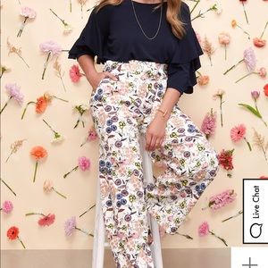 Eloquii Printed High waist Trouser size 18